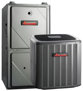 HVAC Units with "Amana" logo